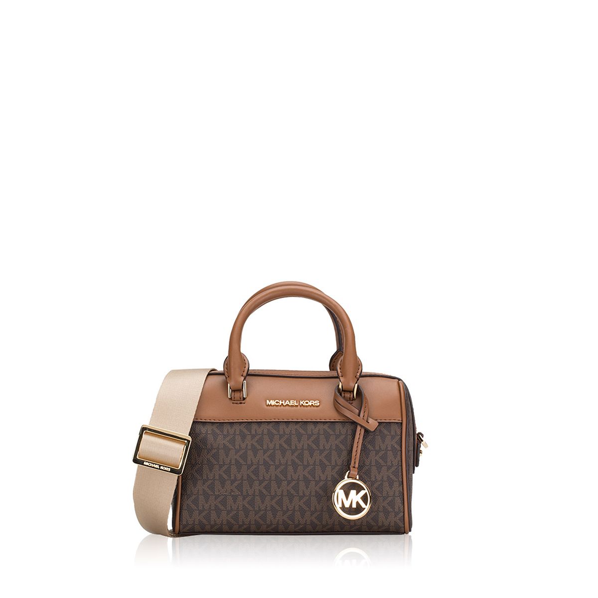 

Сумка женская Michael Kors Jet Set Travel коричневая, Коричневый, Jet Set Travel