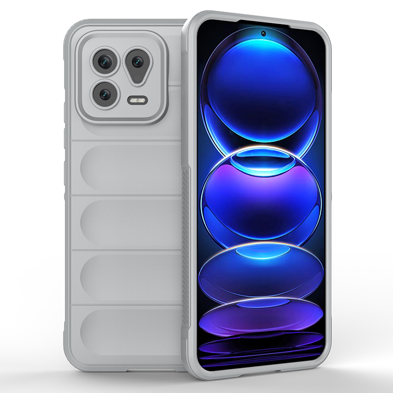 

Противоударный чехол Flexible Case для Xiaomi 13, светло-серый, Flexible Case