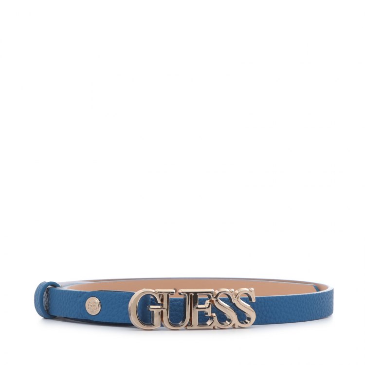 фото Ремень женский guess bw7424vin20 синий, 110 см