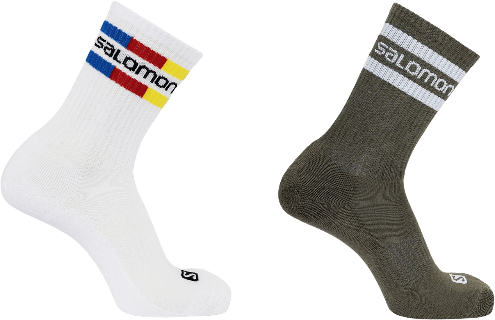 

Комплект носков Salomon Socks 365 Crew 2-Pack 42-44 белый, LC1445600