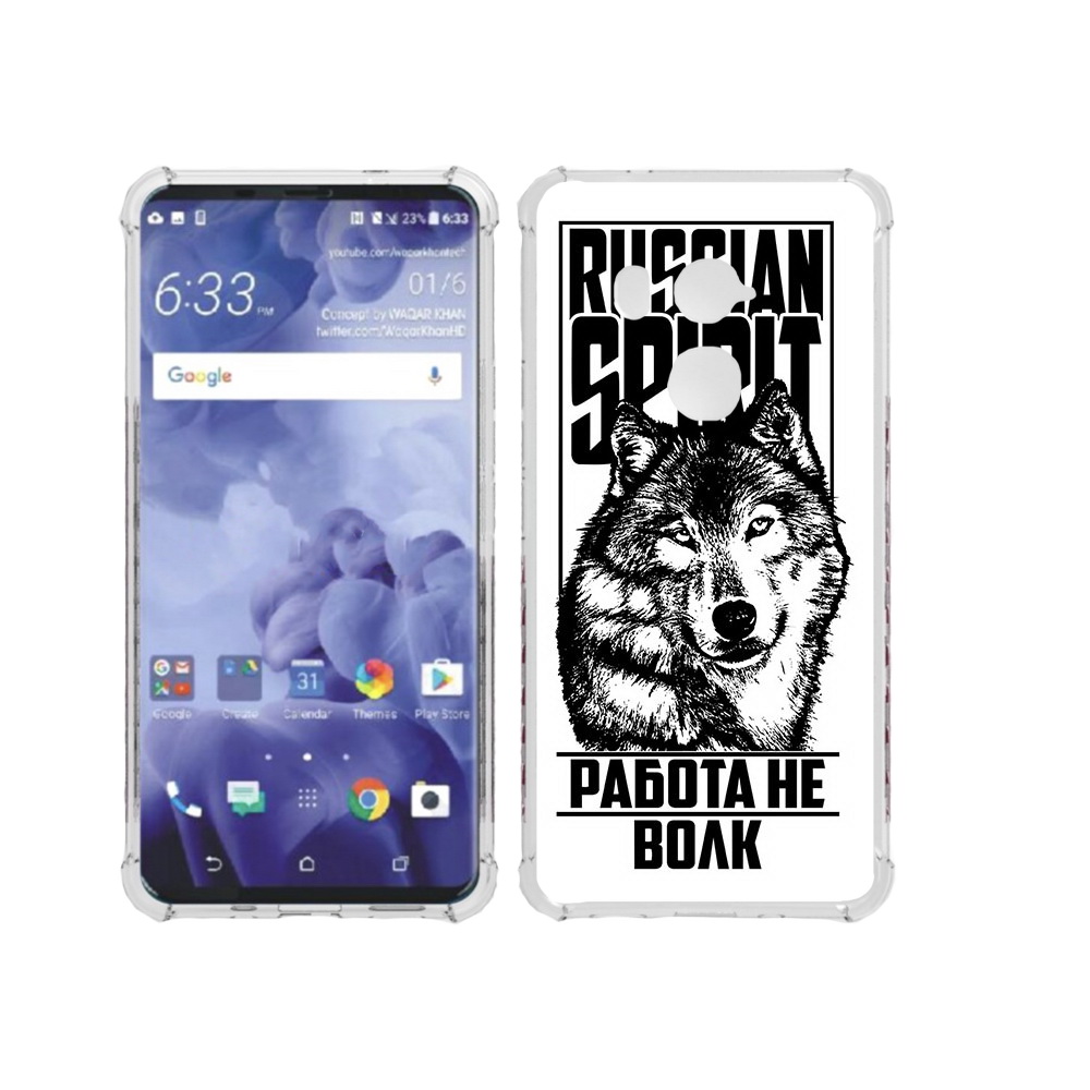 

Чехол MyPads Tocco для HTC U11 Plus работа не волк, Прозрачный, Tocco