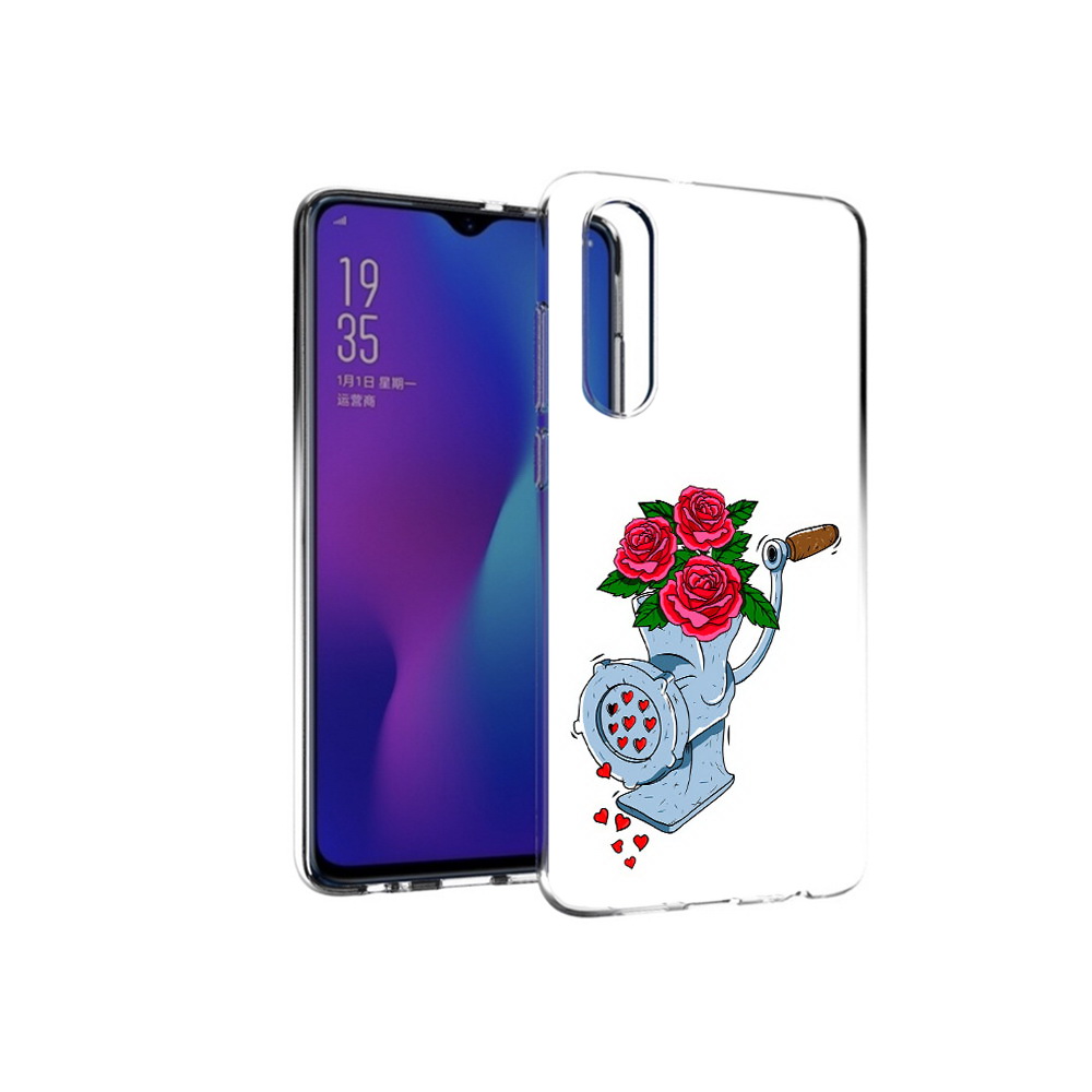 

Чехол MyPads Tocco для Huawei P30 Цветочные сердца, Прозрачный, Tocco