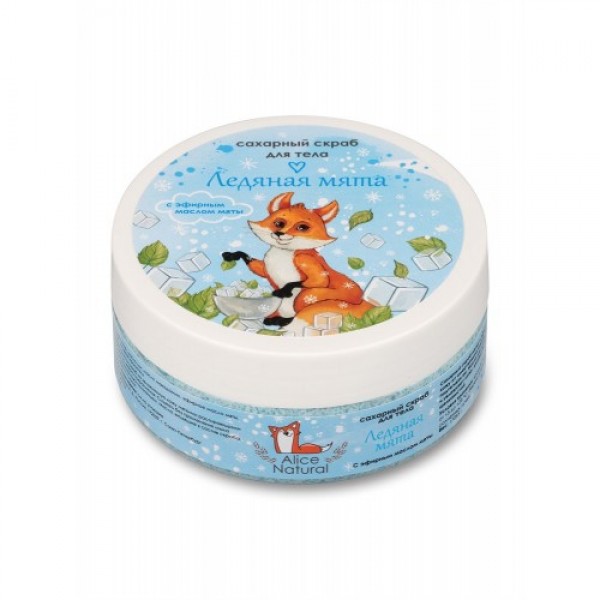 

Скраб для тела Alice Natural "Ледяная мята", 170г.