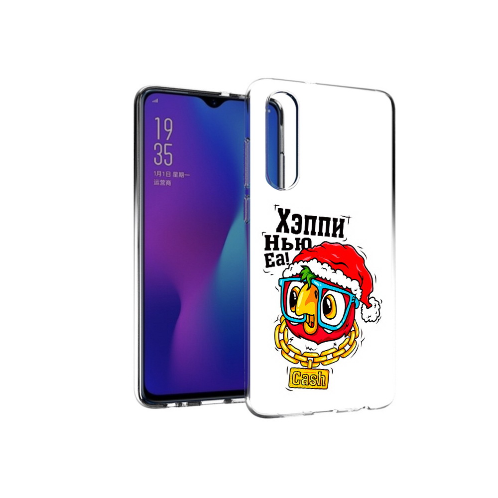 

Чехол MyPads Tocco для Huawei P30 Хэппи нью еа, Прозрачный, Tocco