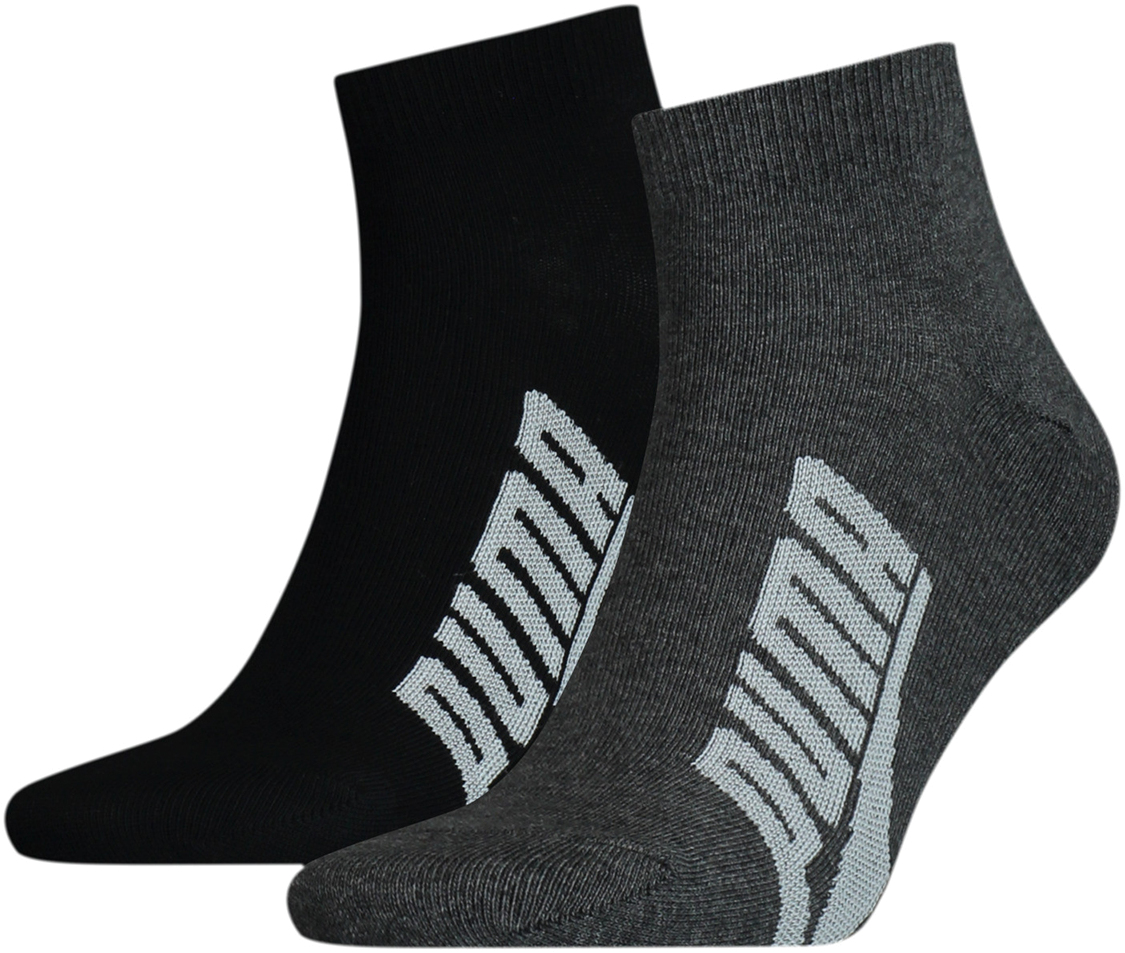 

Комплект носков Puma Unisex Bwt Lifestyle Quarter 2P 35-38 черный, 90795301