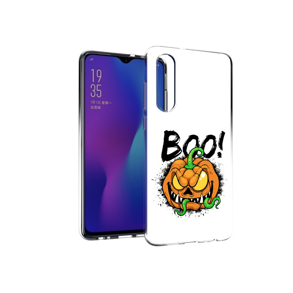 

Чехол MyPads Tocco для Huawei P30 Хэллоуин бу, Прозрачный, Tocco