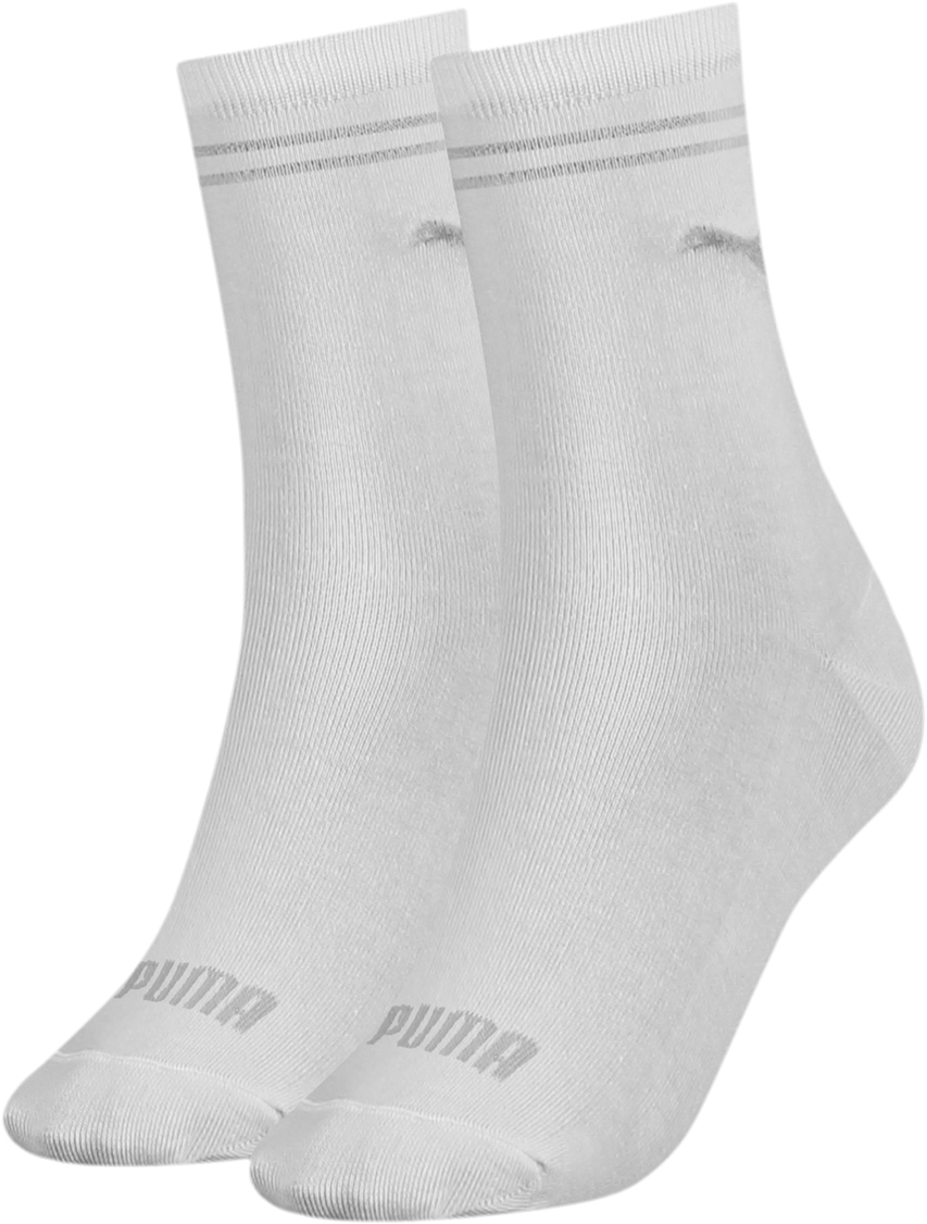 фото Комплект носков puma women sock 2p 35-38 белый