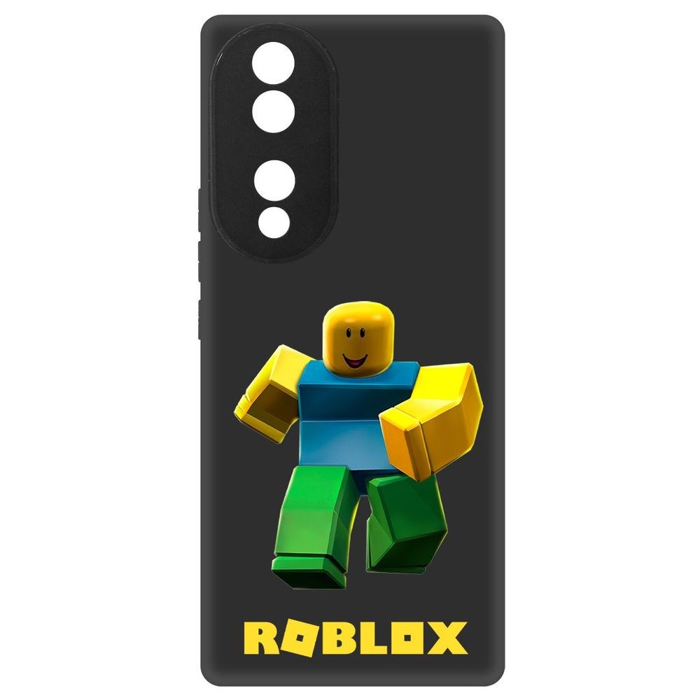 

Чехол-накладка Софт Roblox-Классический Нуб для Honor 70, Черный