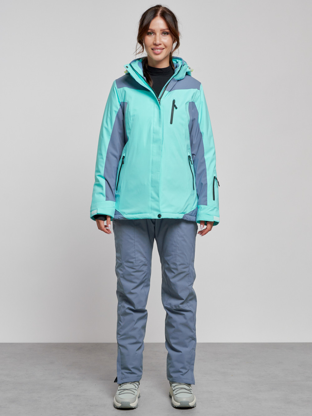 

Горнолыжный костюм женский MTFORCE 03310Br, 46, Turquoise, Голубой, 03310