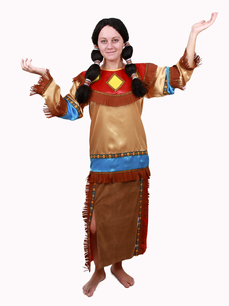 фото Карнавальный костюм женский артэ театральная галерея индианка цв. разноцветный р.46-48