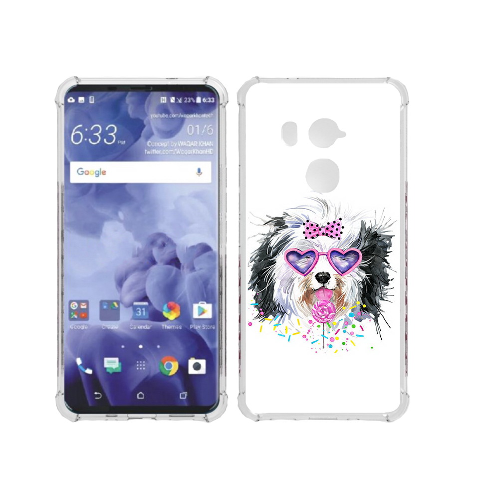 

Чехол MyPads Tocco для HTC U11 Plus пушистик, Прозрачный, Tocco