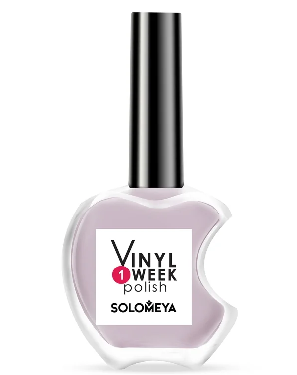 фото Лак для ногтей solomeya one week vinyl polish cinereous, №7, 13 мл