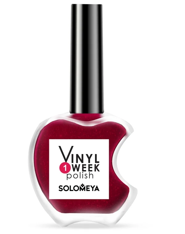 фото Лак для ногтей solomeya one week vinyl polish burgundy, №19, 13 мл