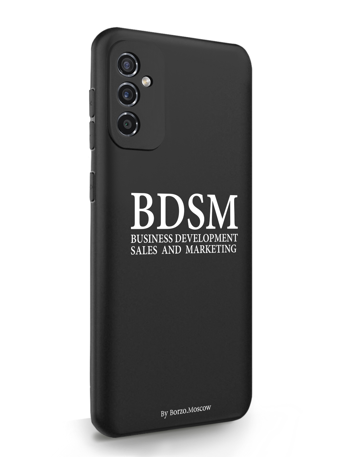 Чехол Borzo.Moscow для Samsung Galaxy M52 BDSM черный