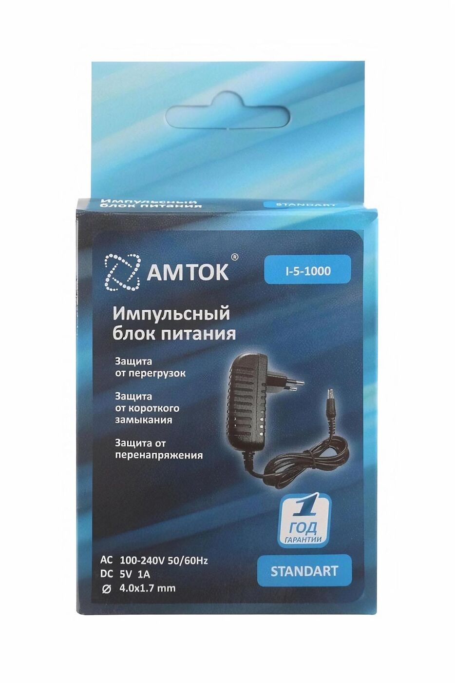 

Блок питания Amtok I-5-1000 5В 1А