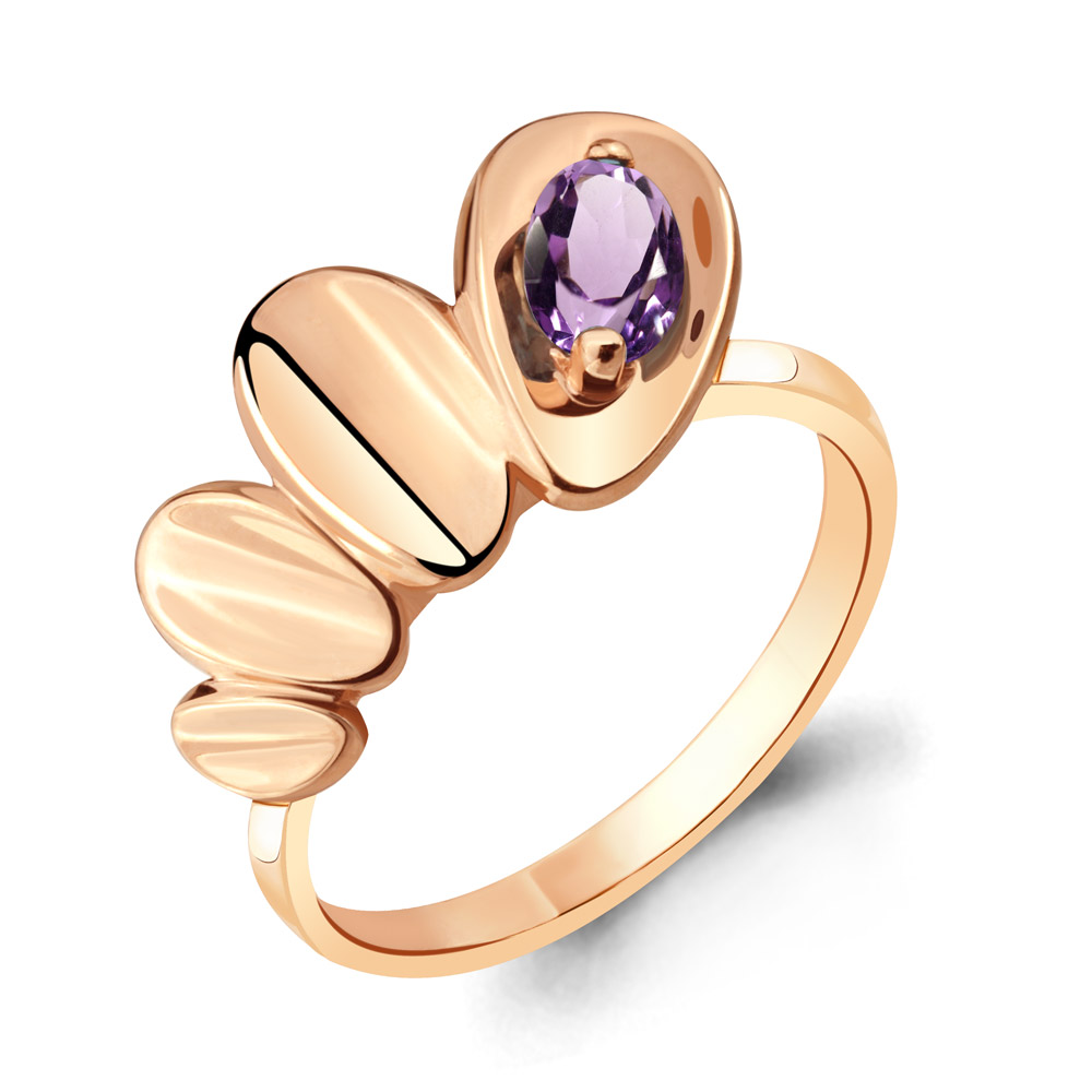 

Кольцо из серебра с аметистом р., Aquamarine 6918804, 6918804_925_з