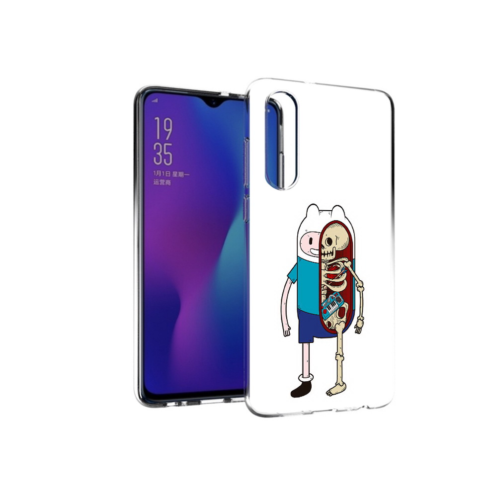 

Чехол MyPads Tocco для Huawei P30 Финн скелет, Прозрачный, Tocco