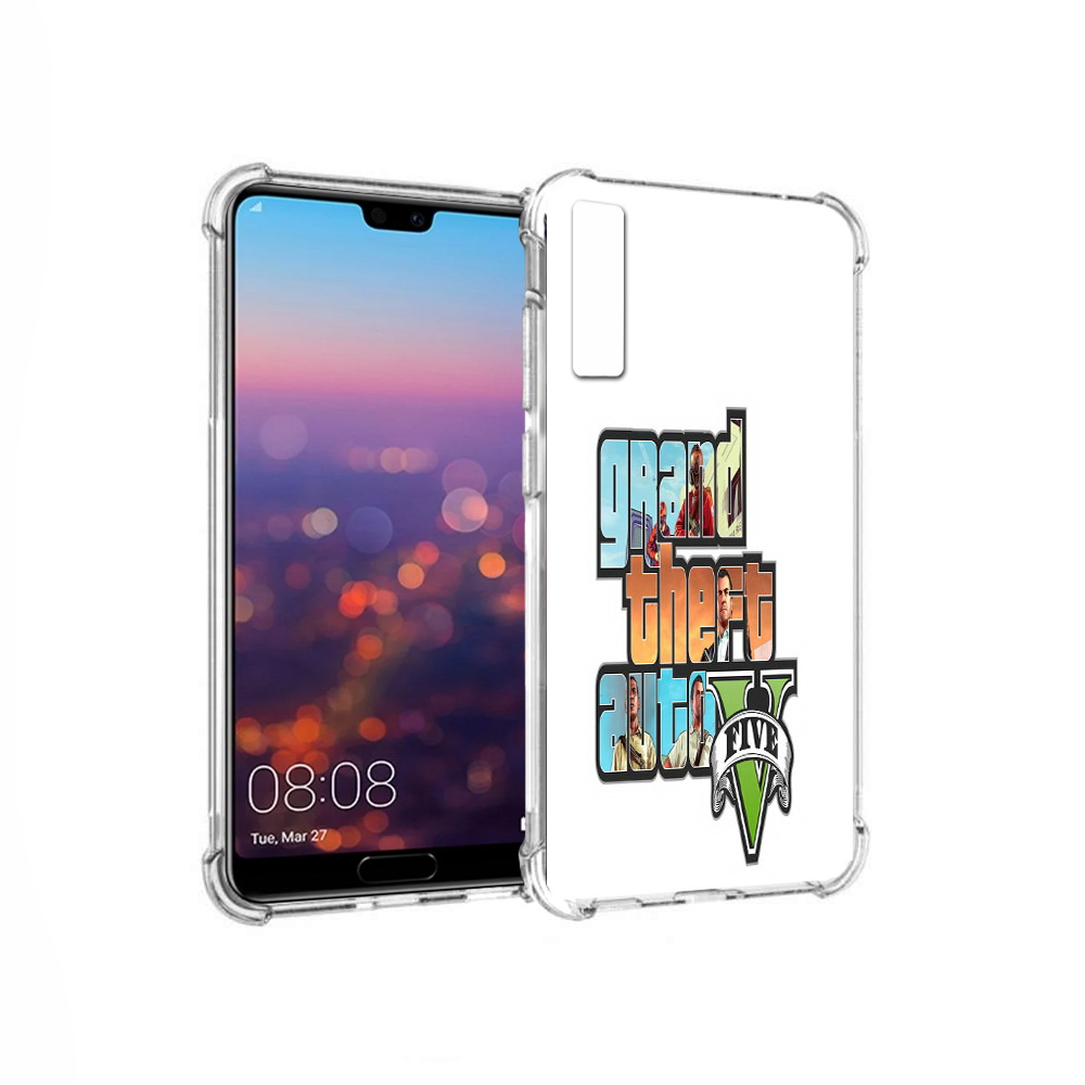 

Чехол MyPads Tocco для Huawei P20 Pro игра гта (PT108144.28.373), Прозрачный, Tocco
