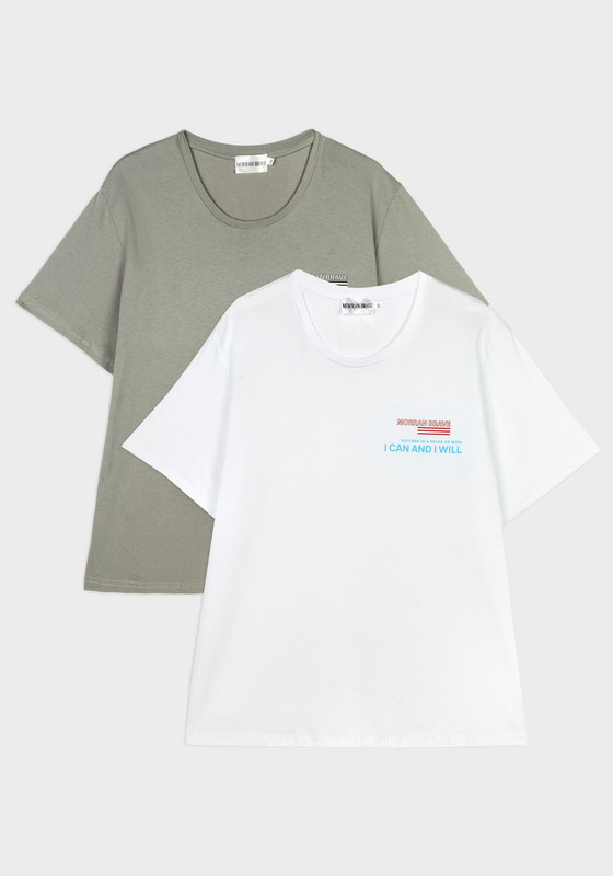 Комплект футболок мужских Morran Brave 312102 серых 62 RU