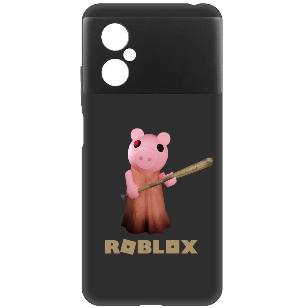 Чехол-накладка Софт Roblox-Пигги для Poco M4 5G