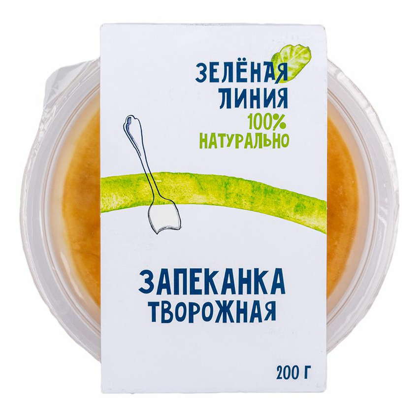 

Запеканка творожная Зелёная линия 3,5% 200 г