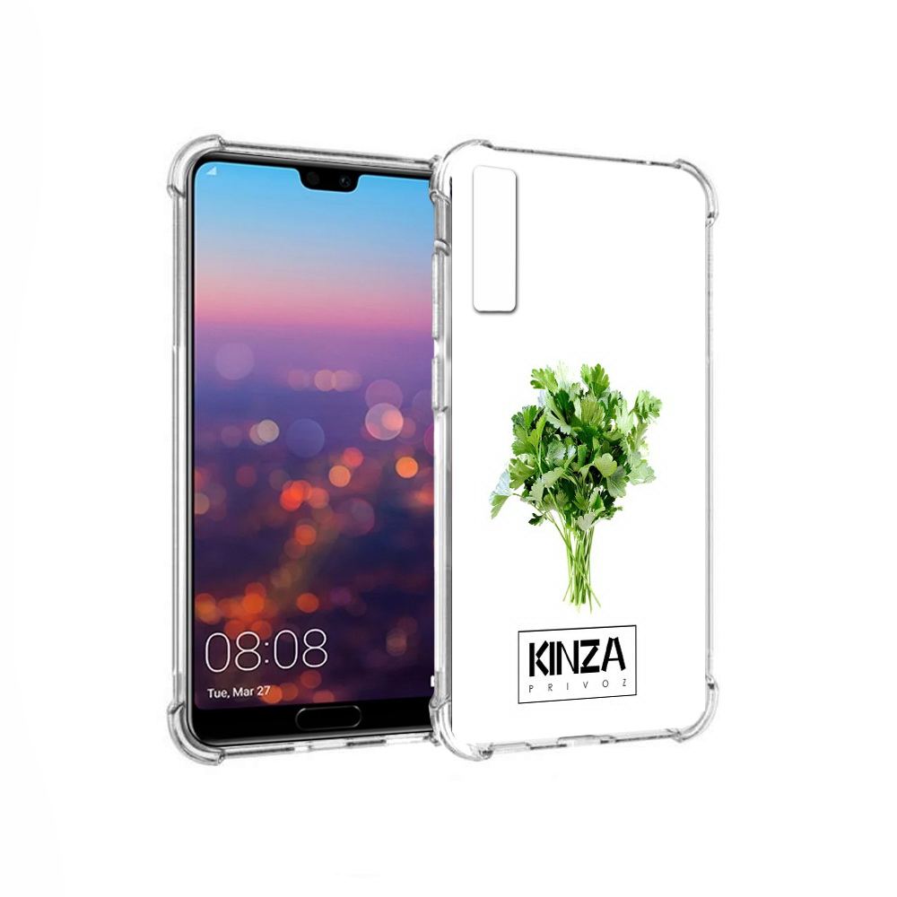 

Чехол MyPads Tocco для Huawei P20 Pro Бренд Кинза (PT108144.28.35), Прозрачный, Tocco