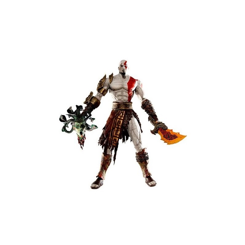 фото Фигурка neca god of war - кратос, kratos with medusa head (18 см)