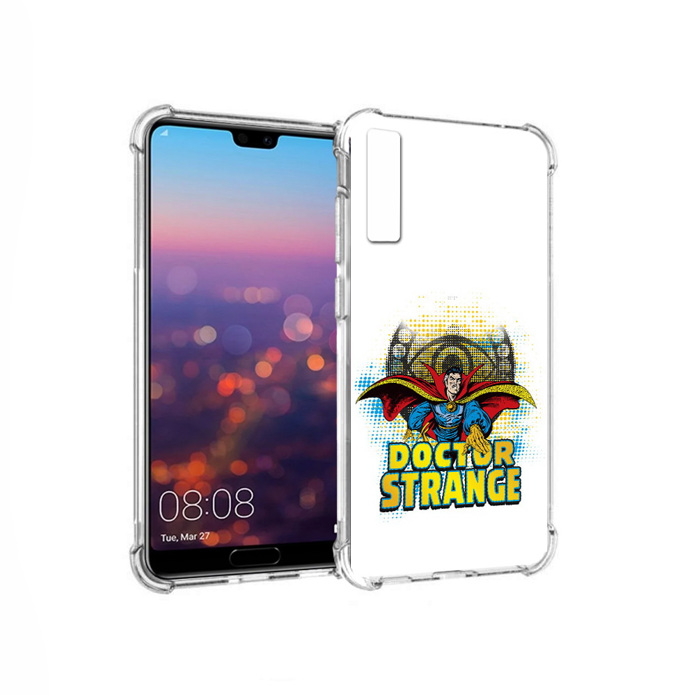 

Чехол MyPads Tocco для Huawei P20 Pro доктор стренж рисунок (PT108144.28.335), Прозрачный, Tocco