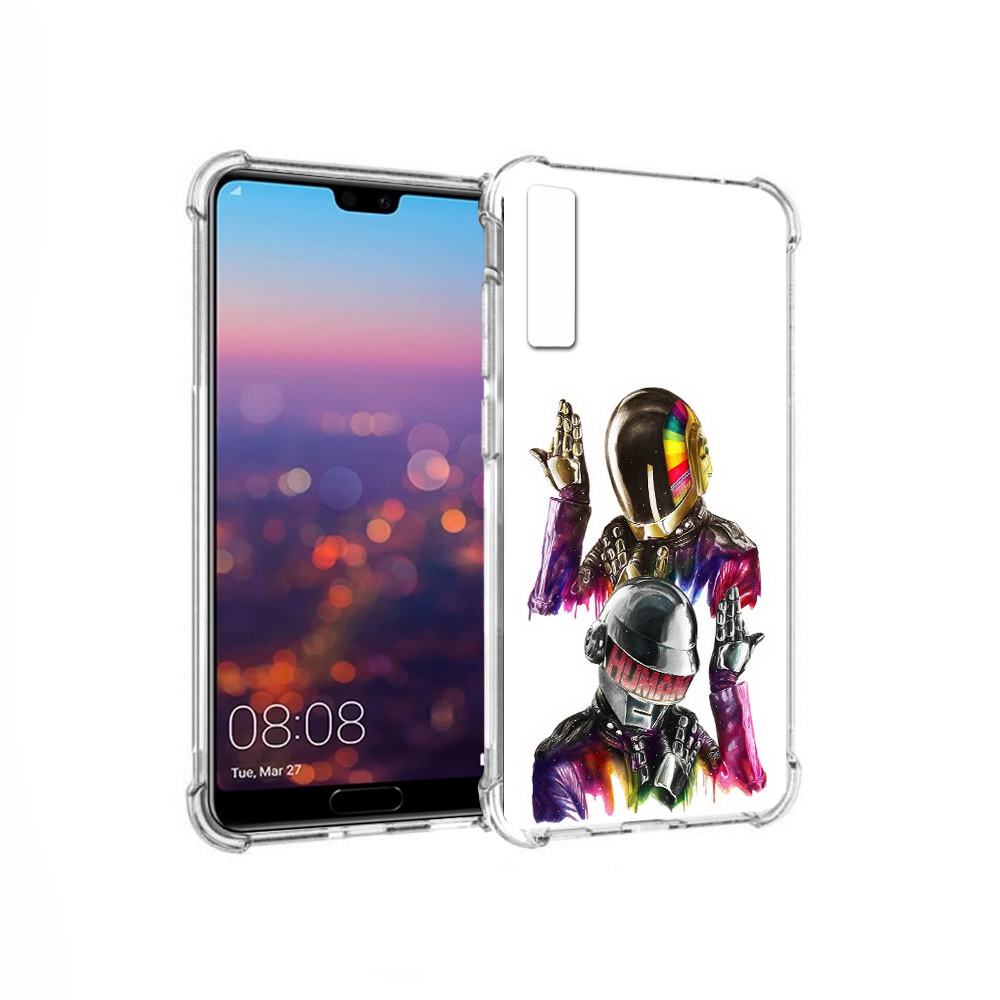 

Чехол MyPads Tocco для Huawei P20 Pro диско космонавты (PT108144.28.329), Прозрачный, Tocco