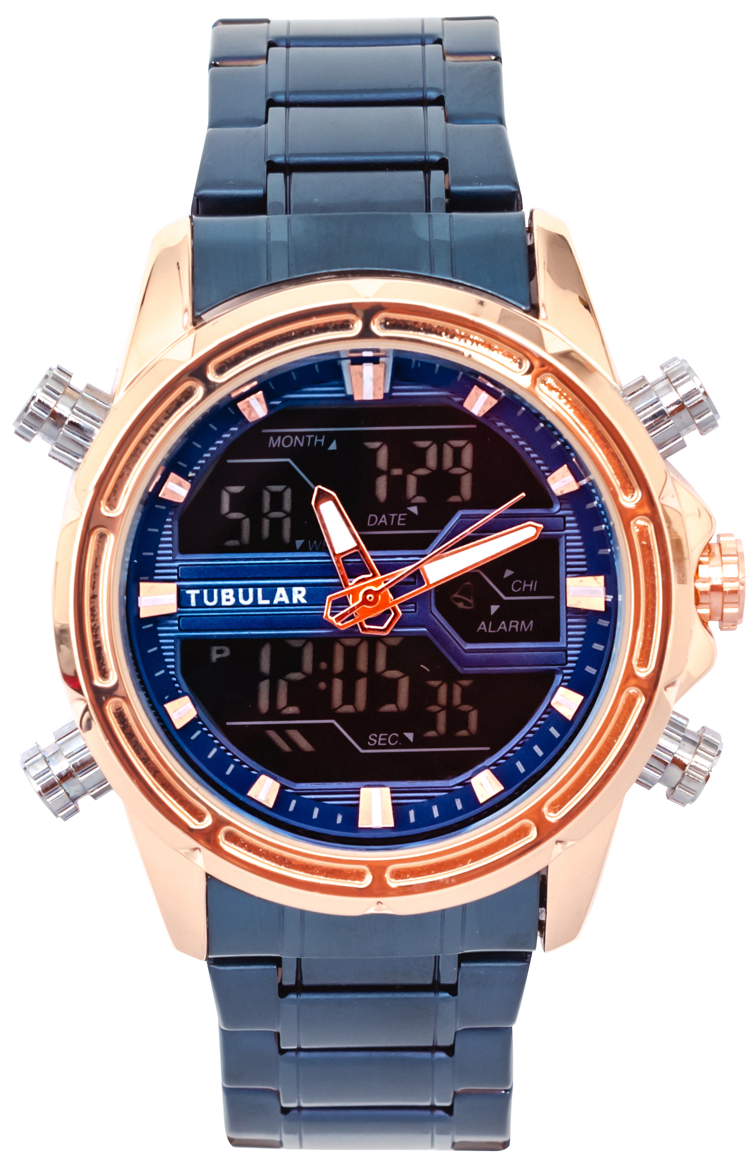 Наручные часы мужские TUBULAR 1003BLGBLG синие