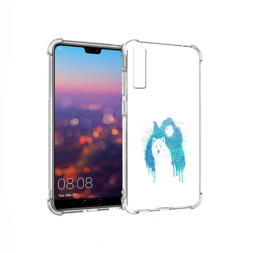 

Чехол MyPads Tocco для Huawei P20 Pro джон сноу (PT108144.28.323), Прозрачный, Tocco