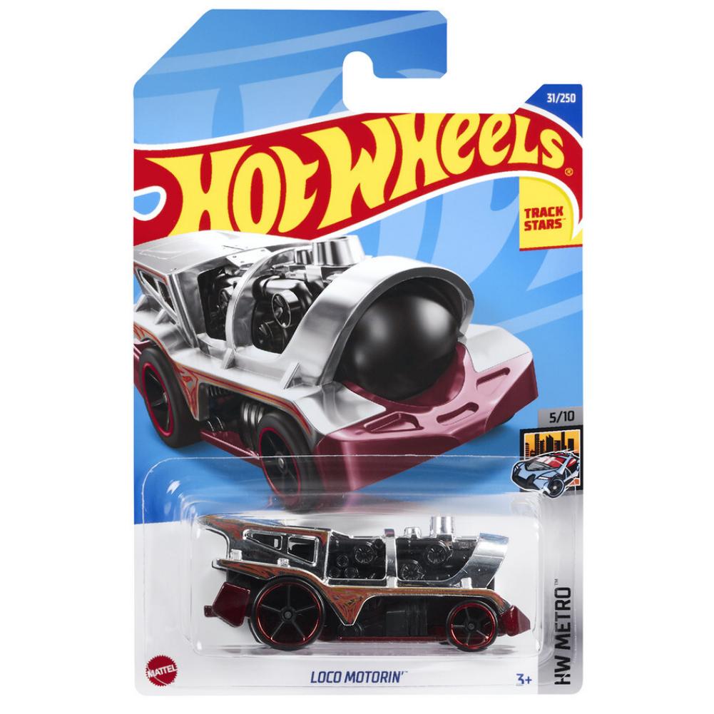 фото Машинка hot wheels loco motorin серебристый c4982/hcv73