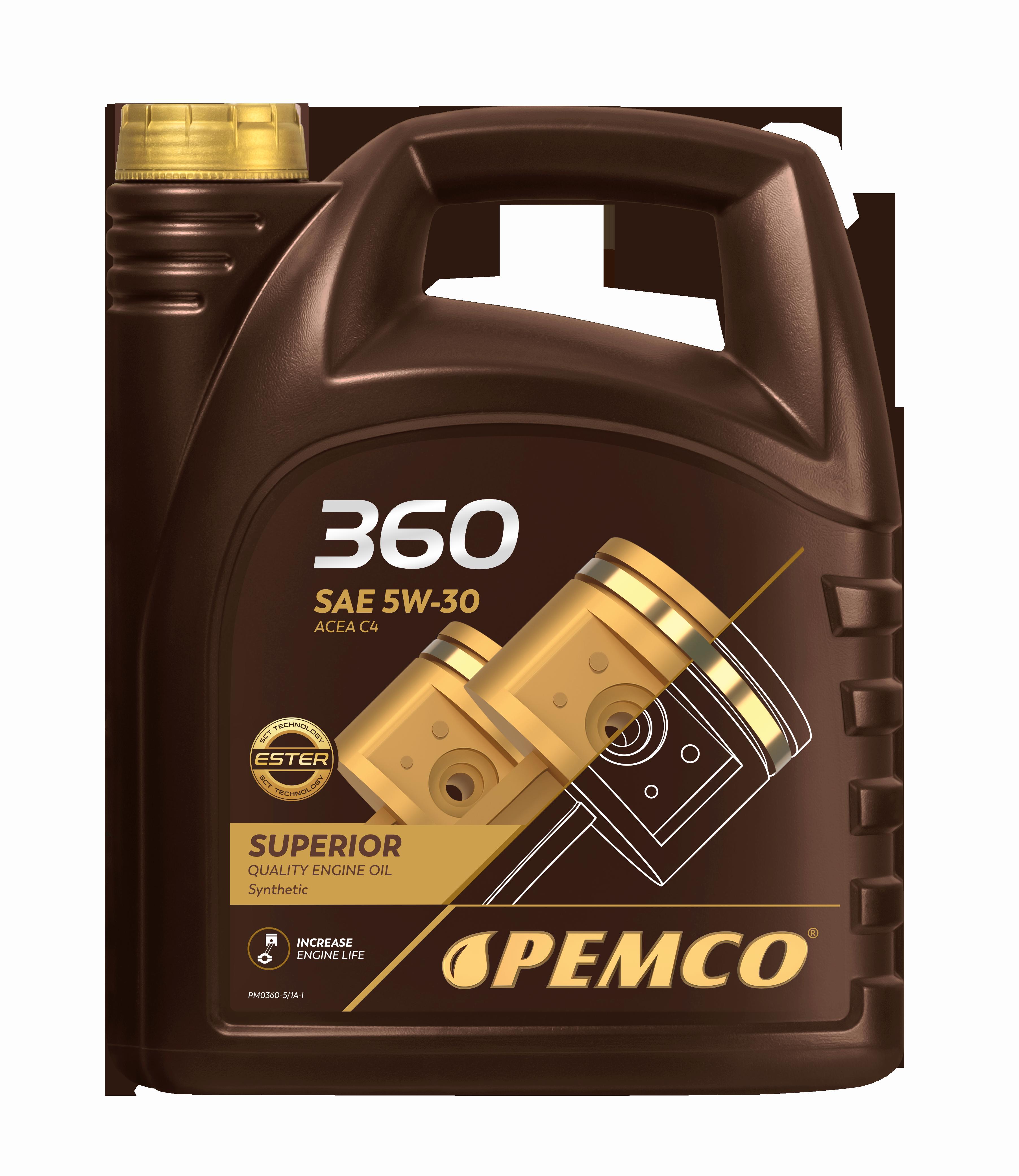 

Моторное масло PEMCO синтетическое 5W30 Sn C4 5л