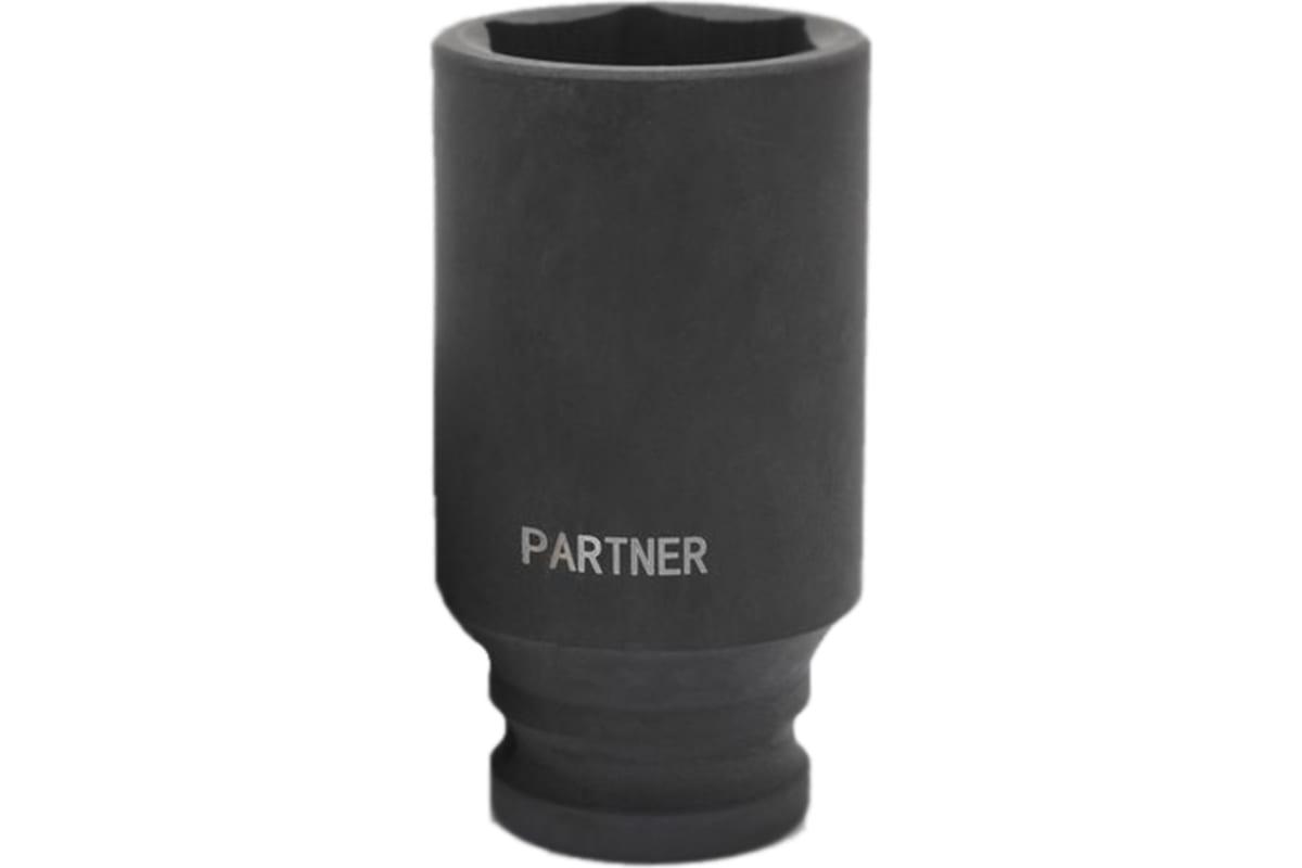 PARTNER PA-4458521 Головка ударная глубокая, 21 мм, 6 гр, 1/2 inch 1шт