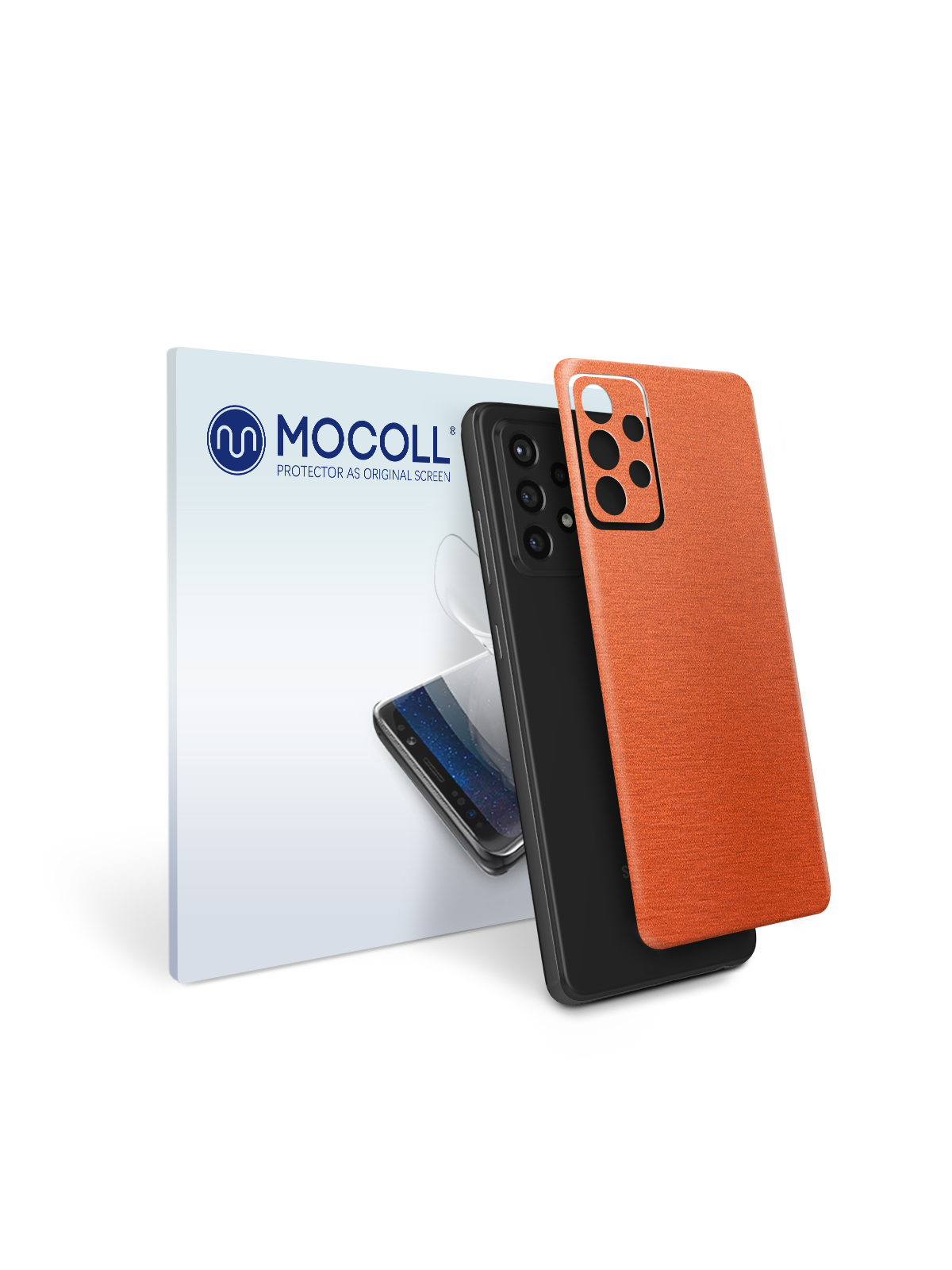 

Пленка защитная MOCOLL для задней панели Samsung Galaxy A72 5G Металлик Оранжевый