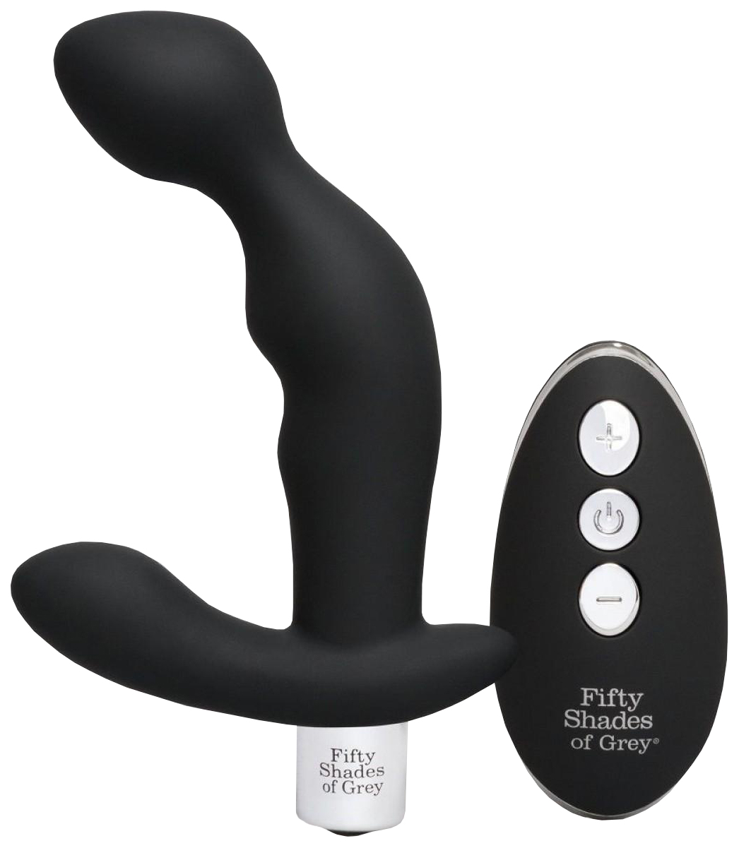 Черный вибромассажер простаты Relentless Vibrations Remote Prostate Vibrator - 15,2 см.