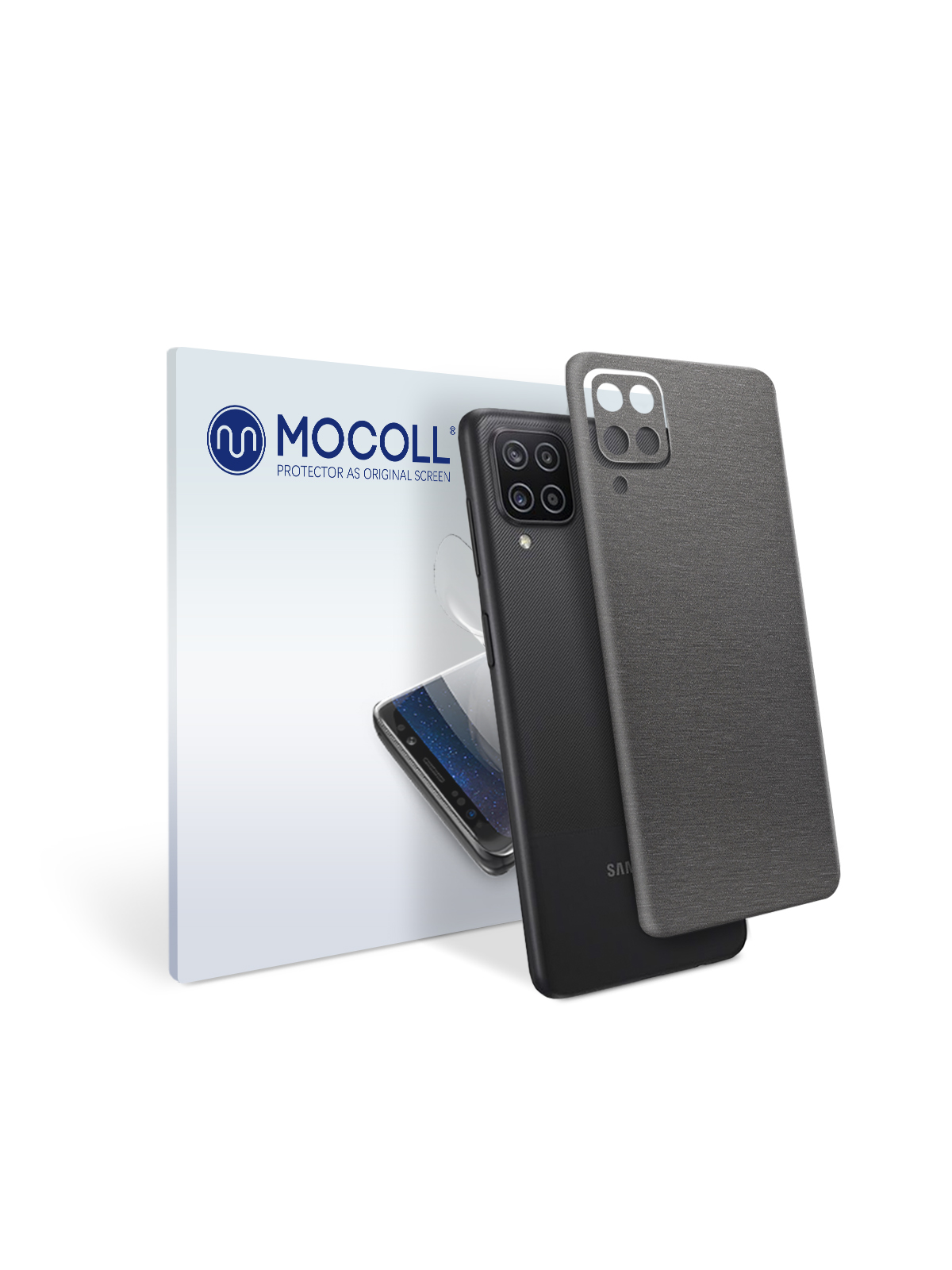 

Пленка защитная MOCOLL для задней панели Samsung Galaxy A42 5G Металлик Черный
