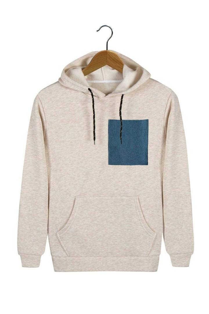 

Худи мужское Terapi Giyim 25790 бежевое XL (доставка из-за рубежа), Бежевый, 25790