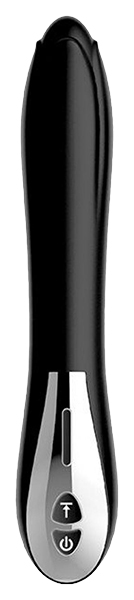 фото Черный вибромассажер magic black tulip 22 см dream toys