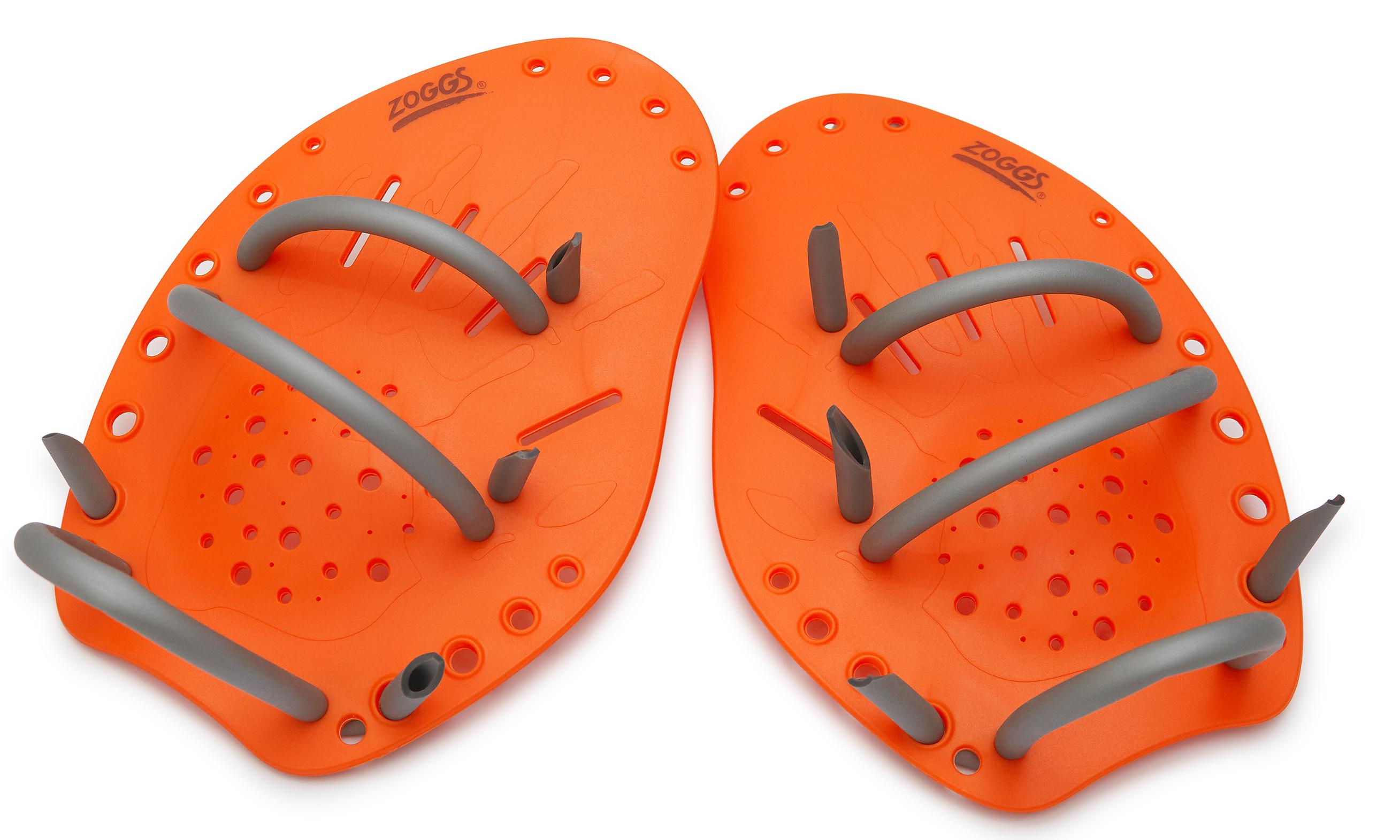 фото Лопатки для плавания zoggs matrix m оранжевый