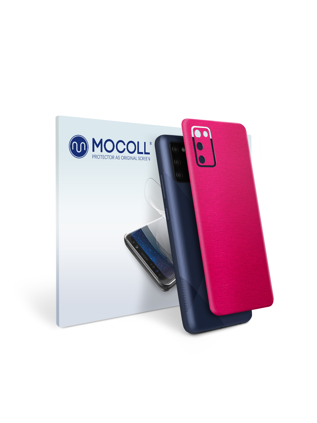 

Пленка защитная MOCOLL для задней панели Samsung Galaxy A02S Металлик Розовый