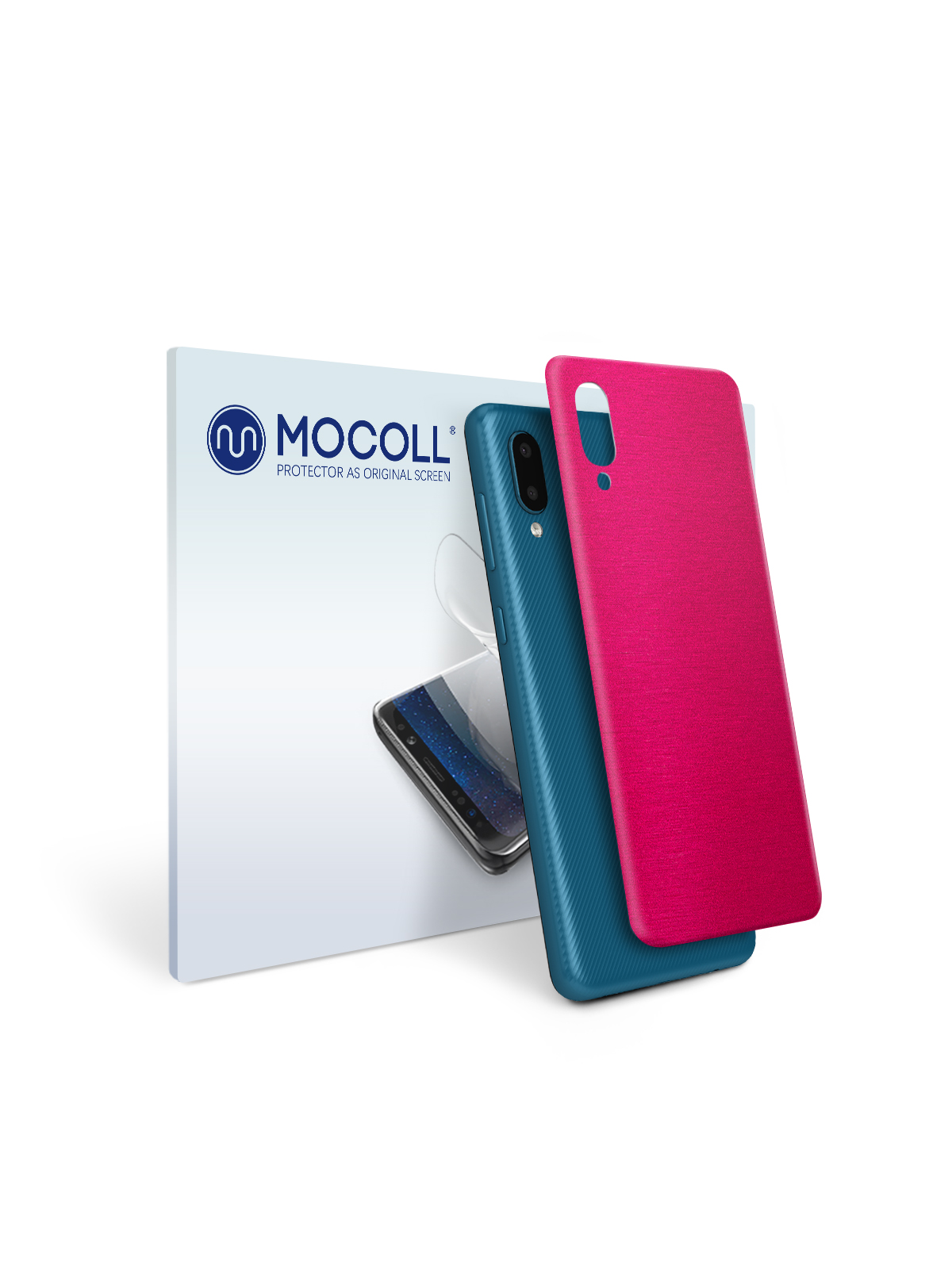 

Пленка защитная MOCOLL для задней панели Samsung Galaxy A02 Металлик Розовый