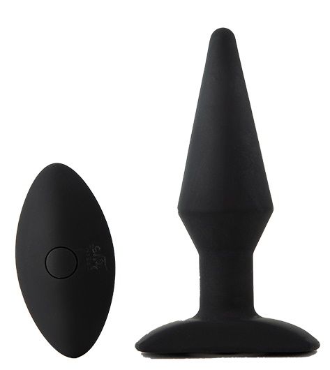 фото Черный анальный вибромассажер wireless remote plug 13 см dream toys
