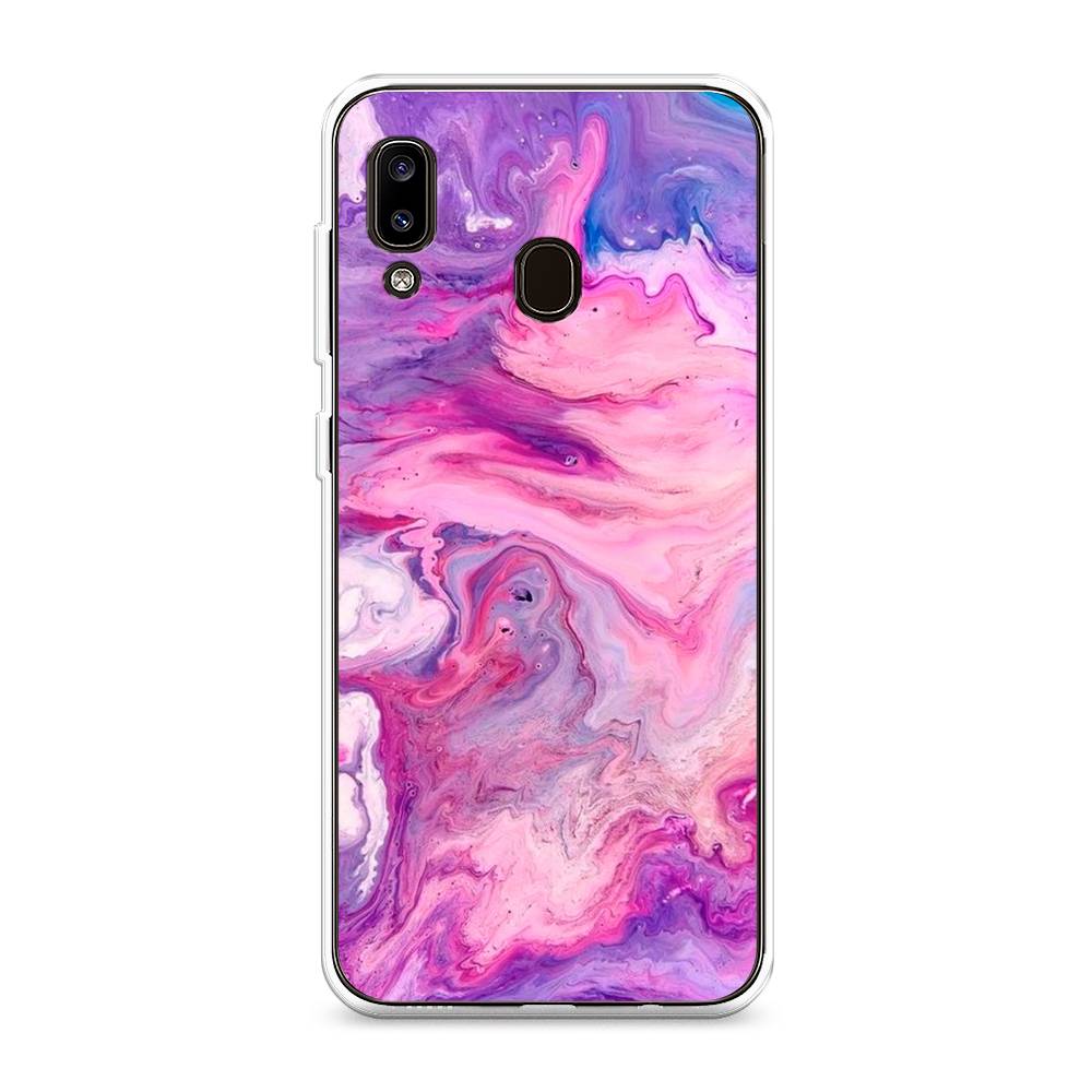 

Чехол на Samsung Galaxy A20 "Нежно-розовая абстракция", Розовый, 27650-3
