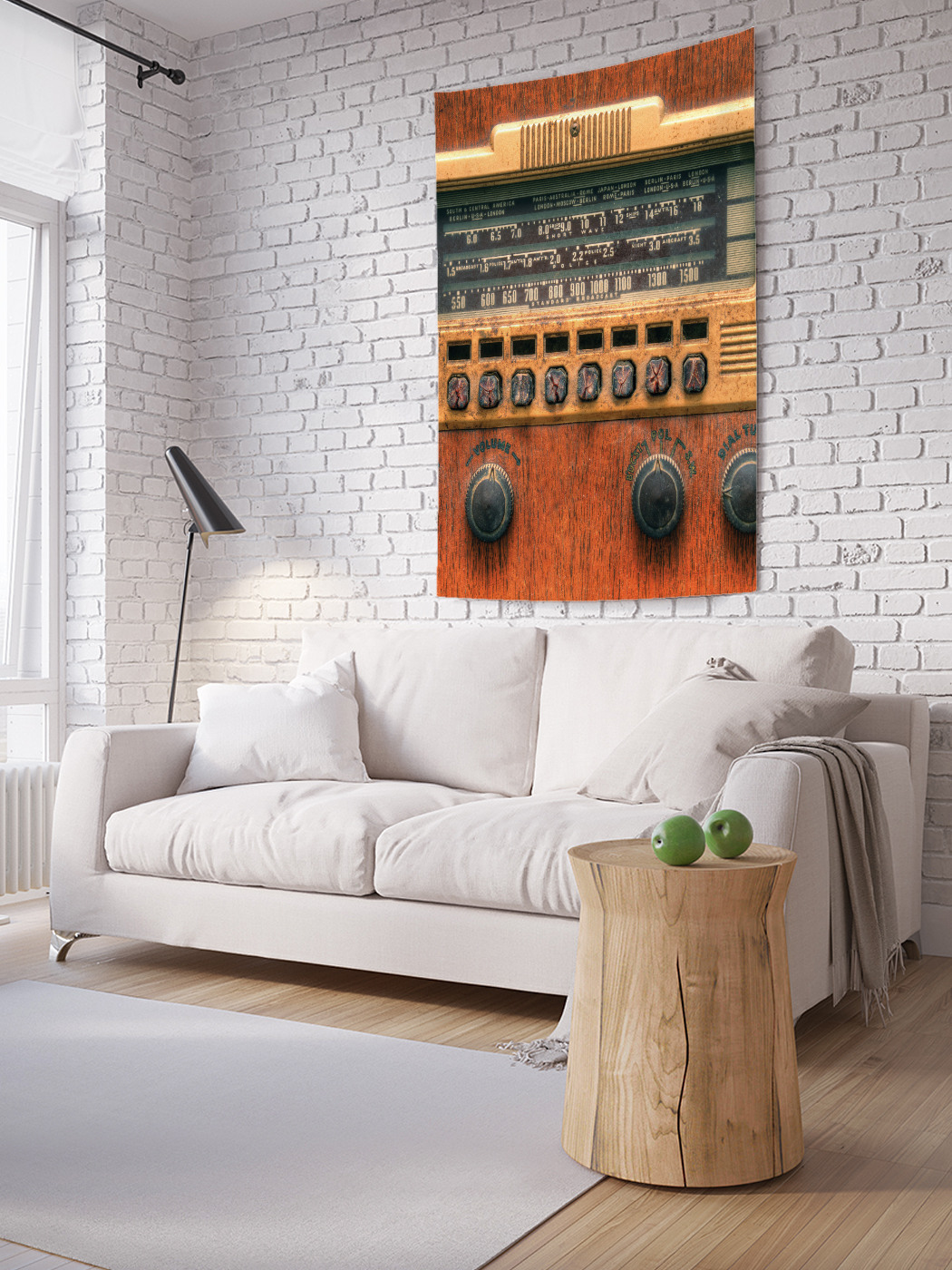 

Вертикальное фотопанно на стену JoyArty Старое радио 100x150 см, Старое радио