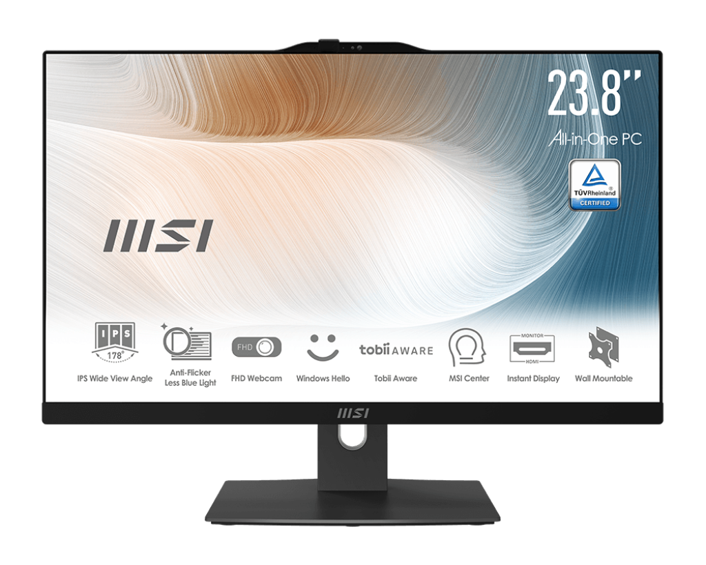 фото Моноблок msi am242p 12m-261ru черный (9s6-ae0711-261)
