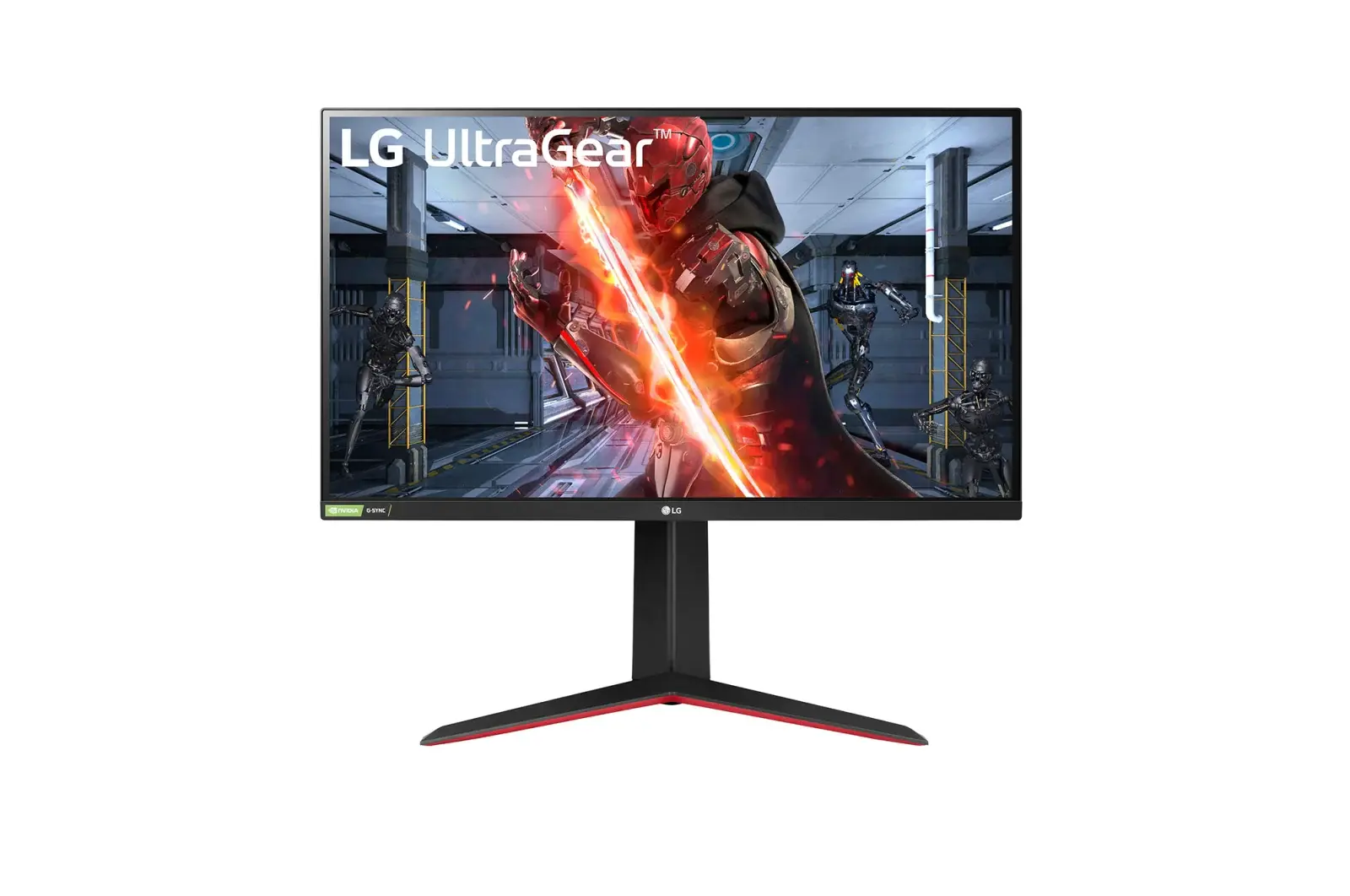 фото Монитор lg 27" black/red