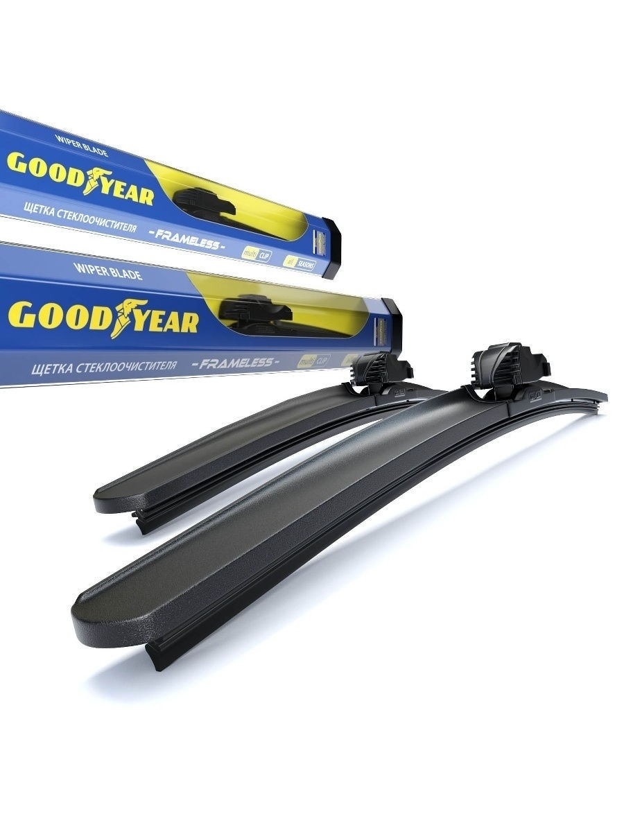 фото К-т щеток стеклоочистителя goodyear (60см+45см) kia ceed(06-12)/sorento(02-09)/sportage