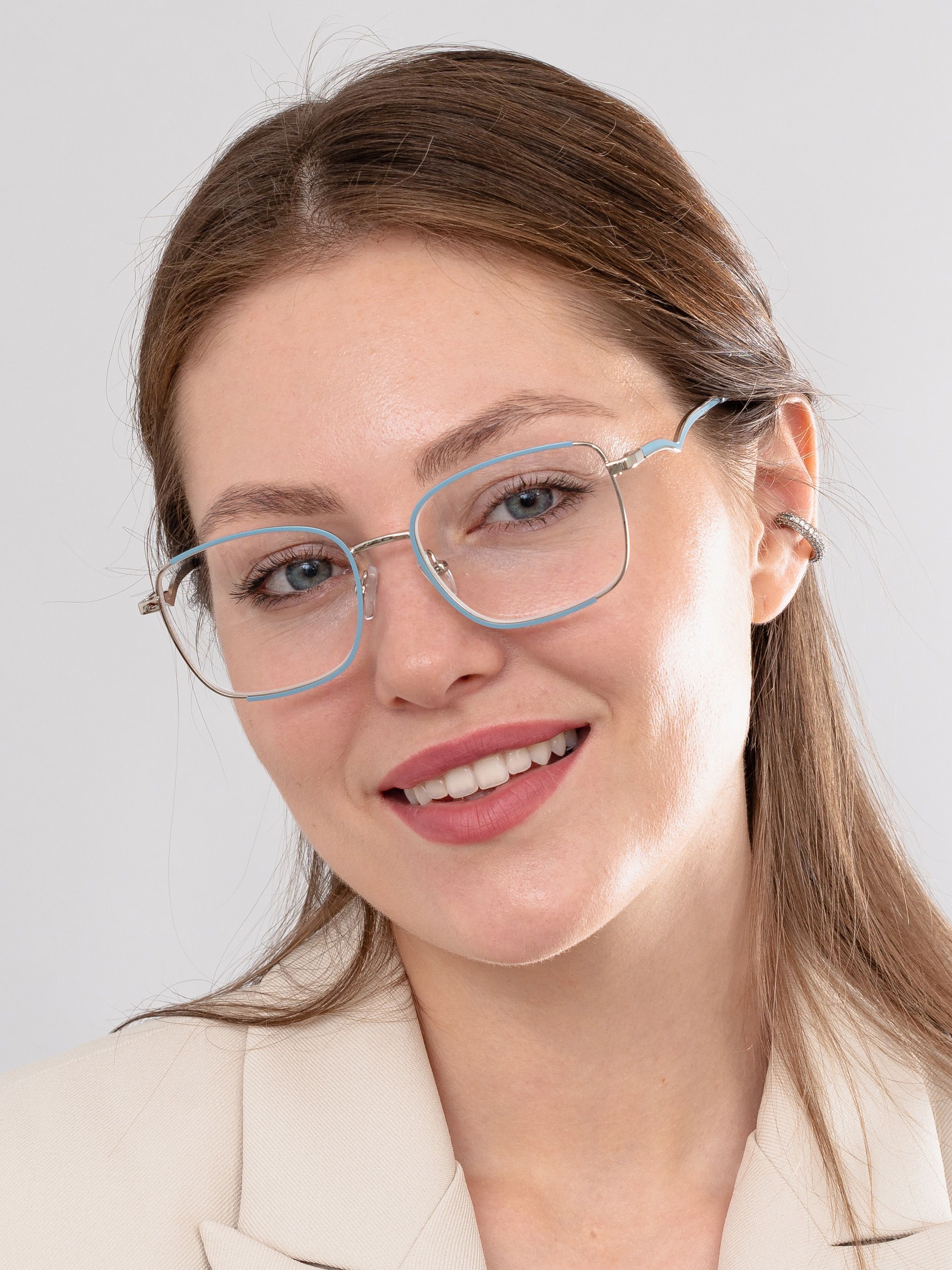 

Корригирующие очки SALIVIO +5 женские РЦ 62-64 SA5042 голубой