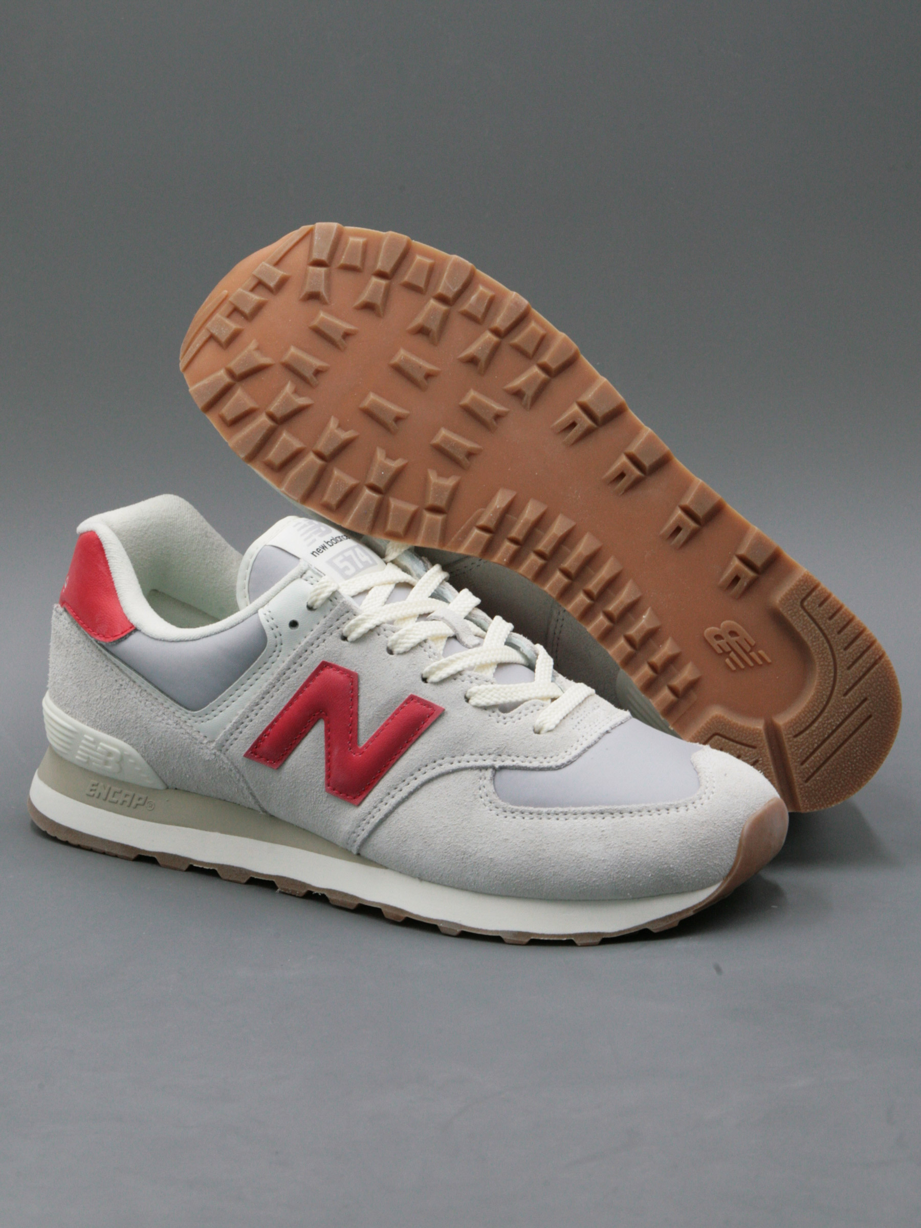 

Кроссовки мужские New Balance 574 серые 11 US, Серый, 574